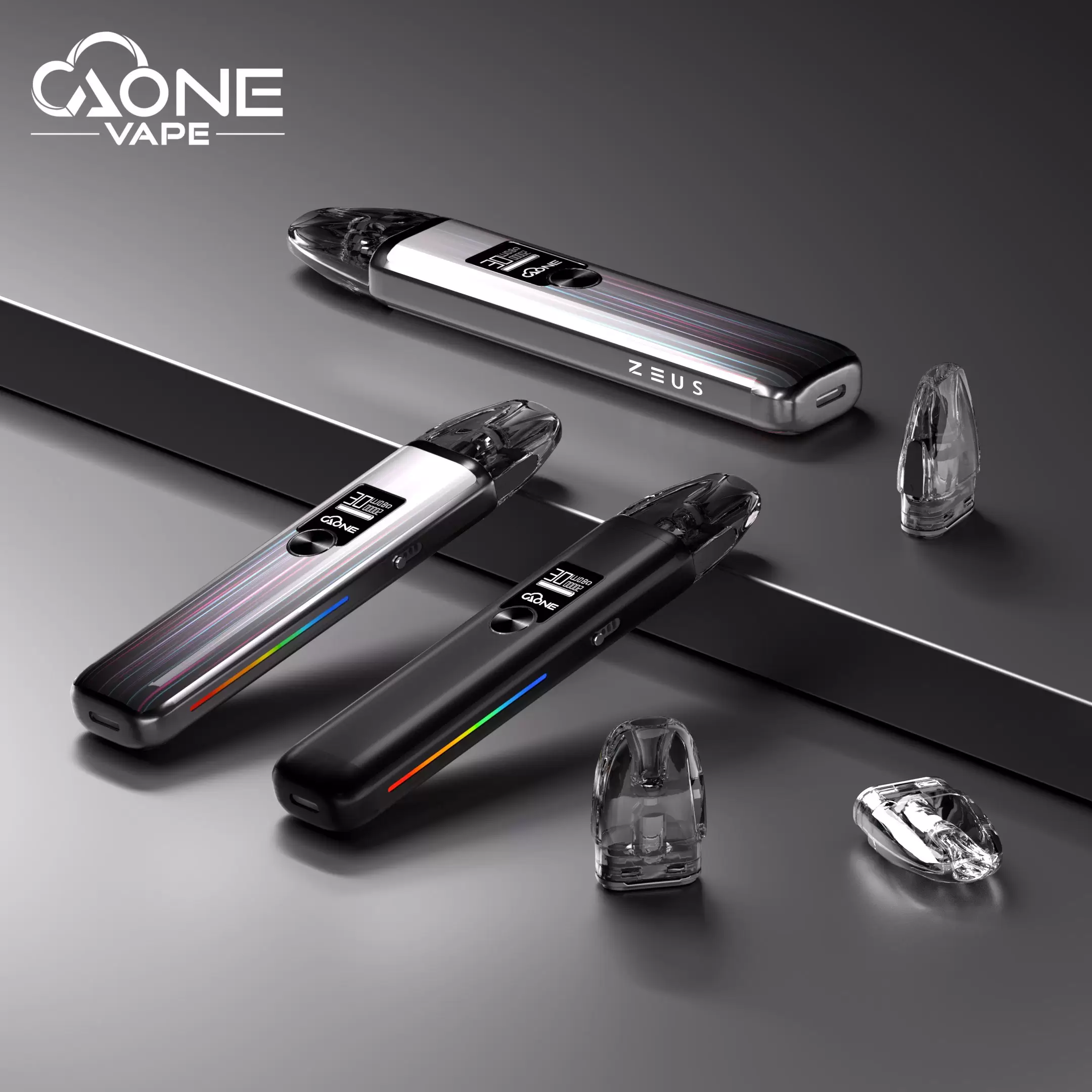 AONE VAPE ZEUS 宙斯主機推薦|1200mAh 大電量、30W 可調瓦數
